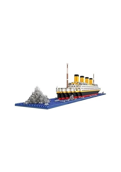 Lind Technik Titanic Gemi Inşa Kiti, 1860 Klemensler Mikro Elmas Titanik Gemi Kiti, Teknoloji