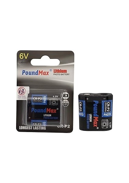 Poundmax Crp2 6V Lityum Pil Fotoğraf Makinesi Için (CR223,DL223)