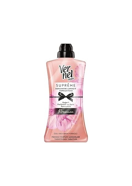 Vernel Konsantre Çamaşır Yumuşatıcısı 1200 ml 50 Yıkama Supreme Romance