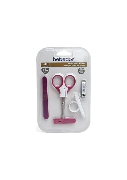 Bebedor 8550 Çıt Çıt Tırnak Makas, Pembe