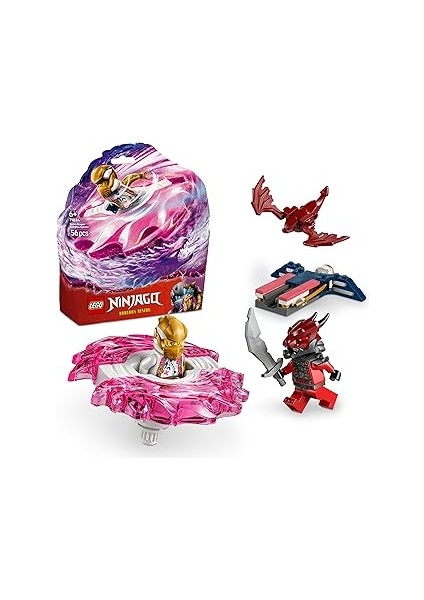 Ninjago Sora’nın Ejderha Spinjitzu Topacı 71824-6 Yaş ve Üzeri Çocuklar Için 2 Ninja Minifigür