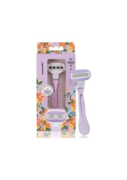 Luna 5 Bıçaklı Kadın Tıraş Bıçağı 2 Yedek Başlıklı - Hassas Ciltler Için