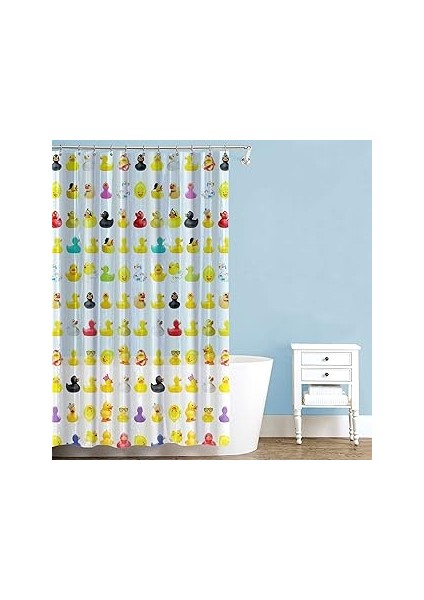 Splash Duckies Shower Curtain