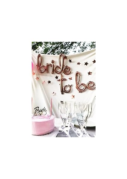 Beysüs Bride To Be El Yazısı Folyo Balon 104X43CM 3 Parça