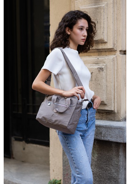Su Geçirmez Hafif Iş ve Günlük Seyahata Uygun El ve Omuz Kadın Çantası