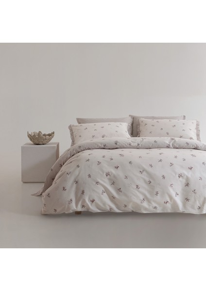 Piave Ranforce Çift Kişilik Nevresim Takımı - Ekru fiyatları