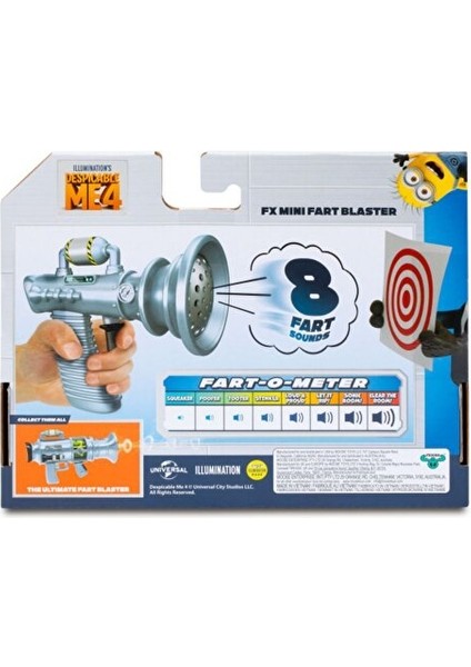 Minions Despicable Me 4 Mini Fart Blaster Çılgın Hırsız Gaz Tabancası Minyonlar Gaz Tabancası indirimleri