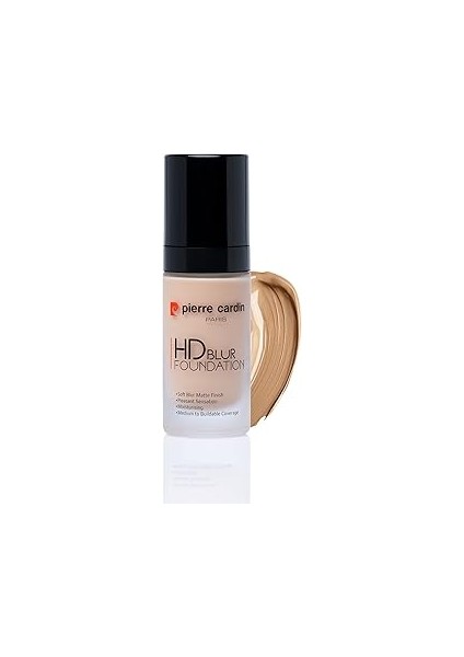 Pierre Cardin Hd Blur Pürüzsüz Görünüm Veren Mat Fondöten Sun Beige - 30 ml