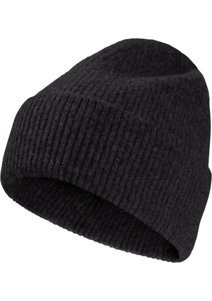 Fuzzy Beanie Unisex Siyah Bere