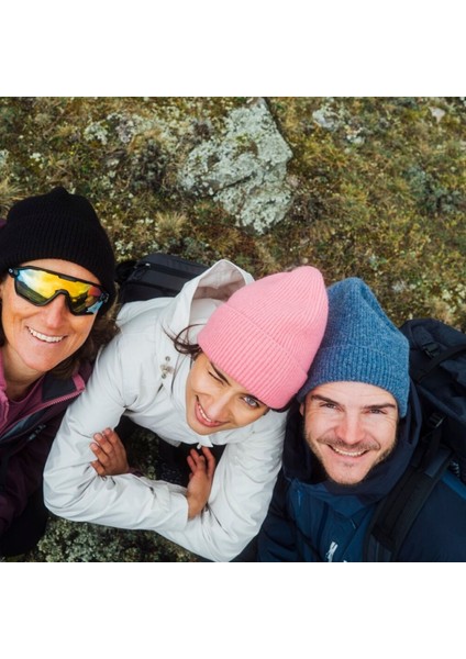 Fuzzy Beanie Unisex Siyah Bere