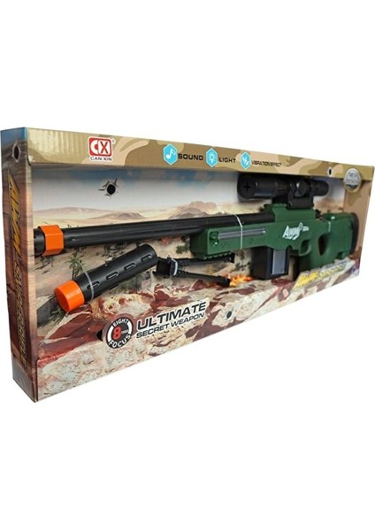 Oyuncak Pubg Awm Silah Keskin Nişancı Silahı Oyuncak Awp Pubg Silahı 70 cm Işıklı Sesli Pubg Awp