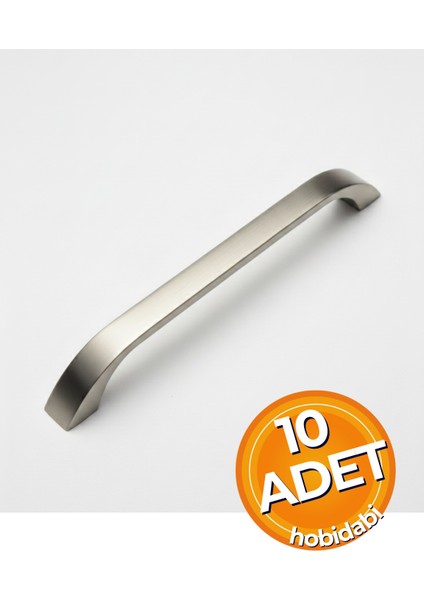 96 mm Metal 10 Adet Göksu Inox Kulp Tv Ünitesi Kulbu Mobilya Çekmece Vestiyer Mutfak Dolap