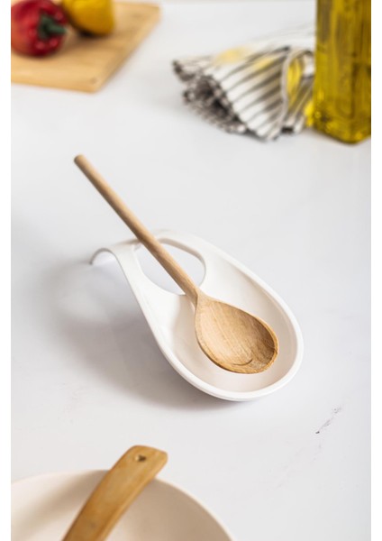 Akrilik Beyaz Tezgah Üstü Kirli Kaşıklık & Kepçe Altlığı modelleri