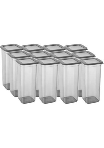 12'li Kavanoz Seti & Saklama Kabı & Erzak Kabı 12X1900 ml (20 Lı Etiket Hediyeli) fiyatları