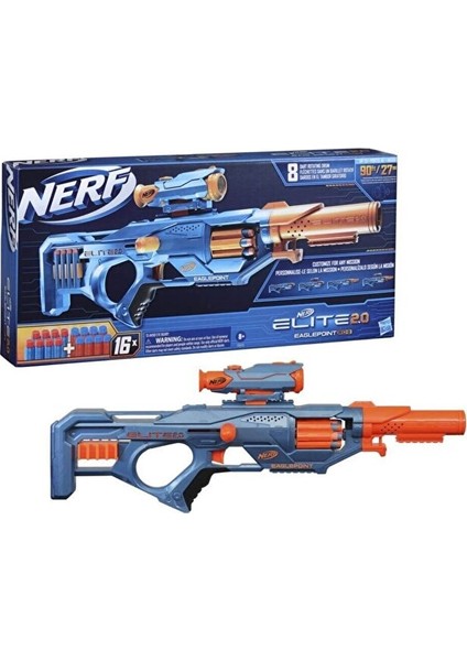 Nerf Elite 2.0 Eaglepoint Rd-8 Dart Tabancası Oyuncak Silah Orjinal Nerf Silahı