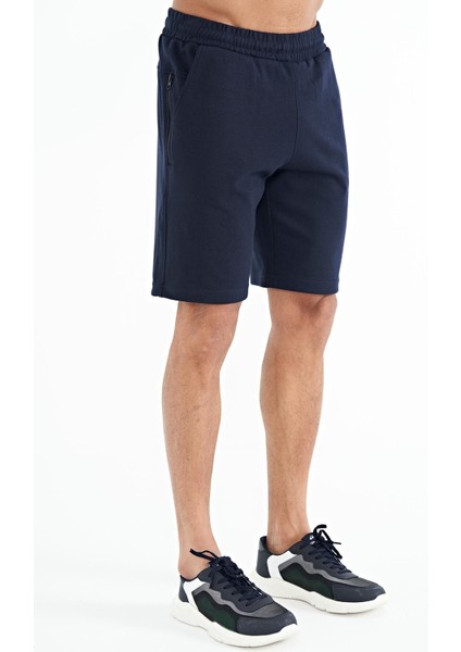 Alva İndigo Baskılı Erkek Şort - 81245