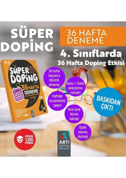 4. Sınıf Süper Doping 36 Hafta Deneme fiyatları