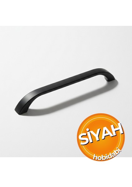 160 mm Metal Göksu Siyah Kulp Tv Ünitesi Kulbu Mobilya Çekmece Vestiyer Mutfak Dolap