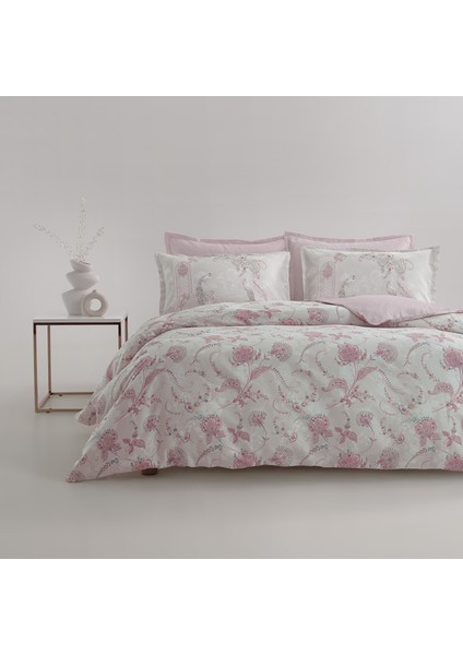 Barbara Saten Battal Boy Nevresim Takımı - Pudra fiyatları