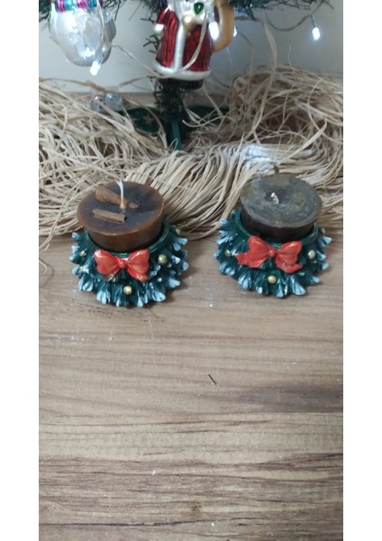 Şık Yeşil Dekoratif Mumluk Seti, 2 Adet, Evinizin Atmosferini Güzelleştirir modelleri