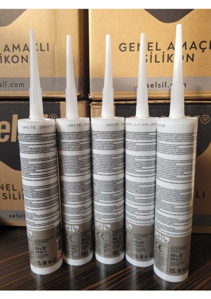 Beyaz Silikon 5’li Set – Cam, Metal, Ahşap ve Pvc Için fiyatları