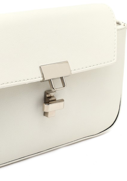 Kadın Beyaz Uzun Askılı Çapraz Çanta 25SBD237318