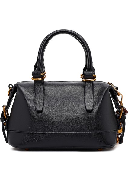 Kadın Siyah Uzun Askılı Mini Kol Çantası 25WBD266118 modelleri