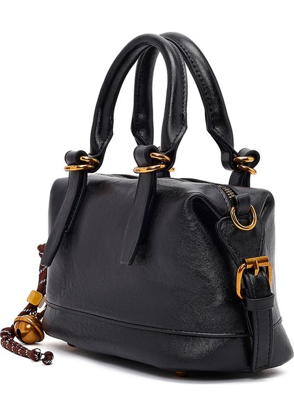 Kadın Siyah Uzun Askılı Mini Kol Çantası 25WBD266118 indirimleri