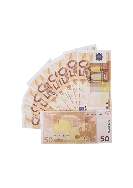 pop konsol 300 adet 50 euro para geçersiz parti şaka malzemesi pp191208