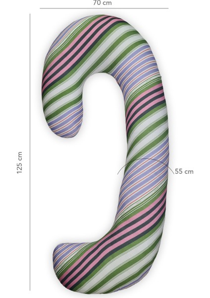 Hamile Yastığı,sarılma Yastığı Aktivite Yastığı Pamuk Kumaş (Yeşil) fırsatları