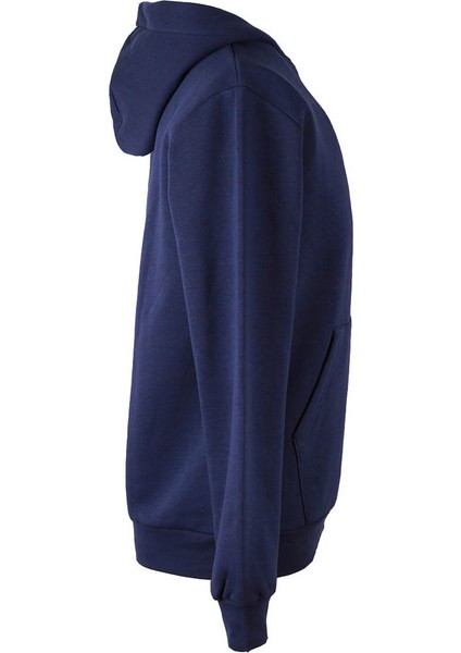 Kapüşonlu Kanguru Cep 3 Iplik Şardonlu Indigo Erkek Sweatshirt 5281 fiyatları