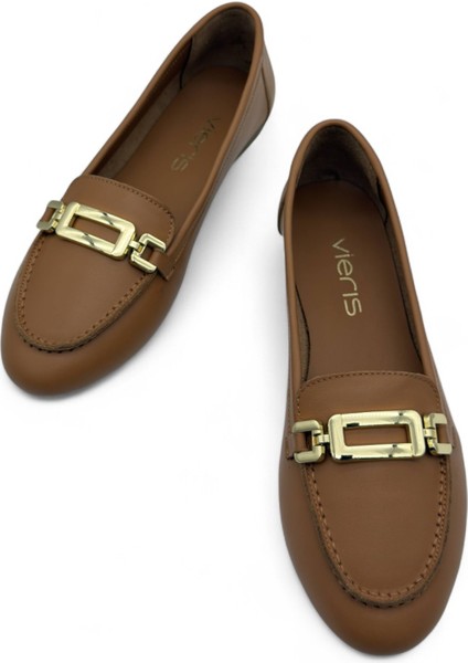 Luna Taba Hakiki Deri Kadın Günlük Babet indirimleri