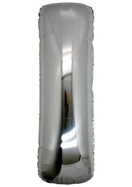 I Harfi Gümüş Folyo Balon