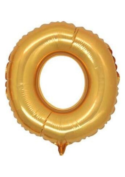 O Harfi Gold Folyo Balon