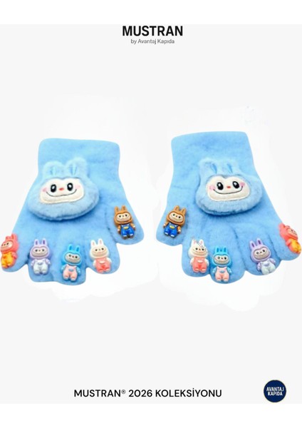 Çocuk Karakter Figürlü Peluş Triko Eldiven | 4-14 Yaş Esnek Kumaşlı Sıcak Tutucu Kışlık fiyatları