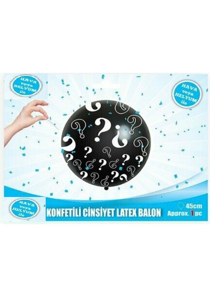 Cinsiyet Balonu Erkek