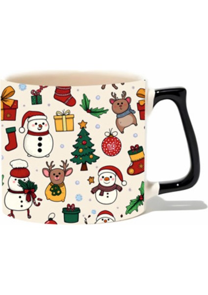 Yeni Yıl Hediyelik Lüks Kupa - Hediye Seramik Kupa