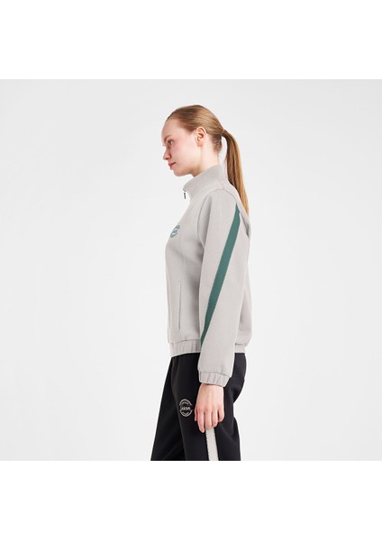 25N-2138 Kadın Fermuarlı Sweatshirt modelleri