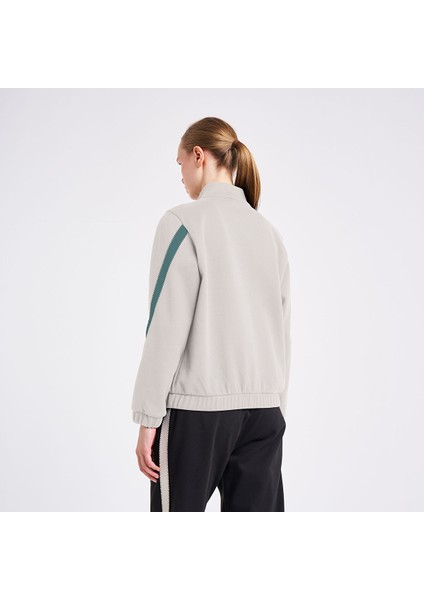 25N-2138 Kadın Fermuarlı Sweatshirt fırsatları