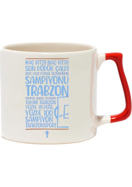 Şampiyon Trabzonspor Lüks Kupa - Hediye Seramik Kupa