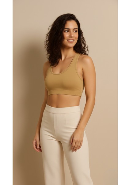 Kadın Spor Sütyeni | Pedli & Çapraz Sırt Detaylı Sporcu Büstiyeri fiyatları
