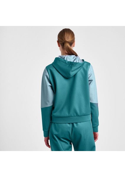 25N-2131 Kadın Fermuarlı Kapüşonlu Sweatshirt fırsatları