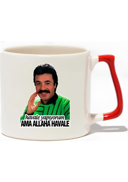 Havale Yapıyorum Ama Allaha Havale Lüks Kupa - Hediye Seramik Kupa