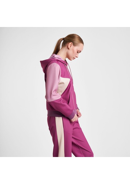 25N-2131 Kadın Fermuarlı Kapüşonlu Sweatshirt fiyatları