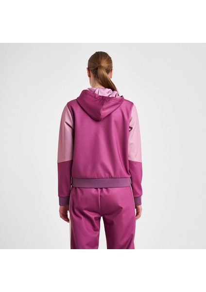 25N-2131 Kadın Fermuarlı Kapüşonlu Sweatshirt fırsatları