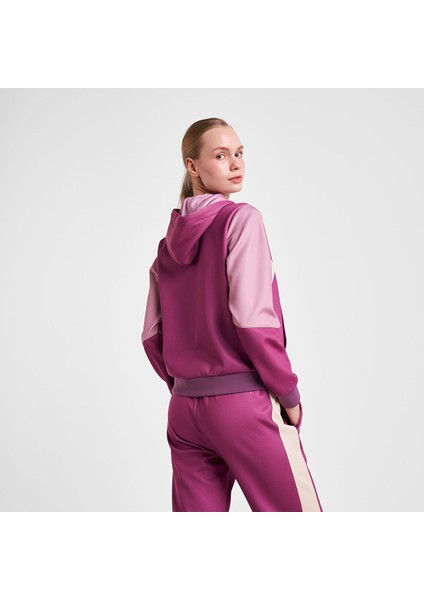 25N-2131 Kadın Fermuarlı Kapüşonlu Sweatshirt indirimleri