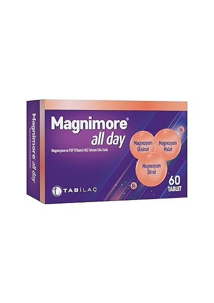Tab Ilaç Magnimore All Day 60 Tablet