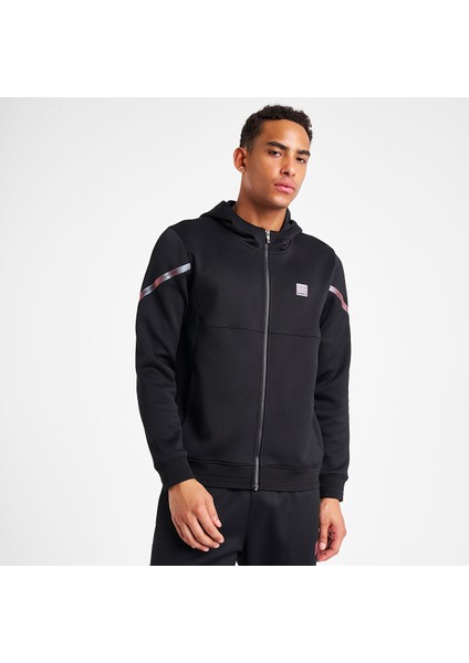 Erkek Fermuarlı Kapüşonlu Sweatshirt 25N-1128