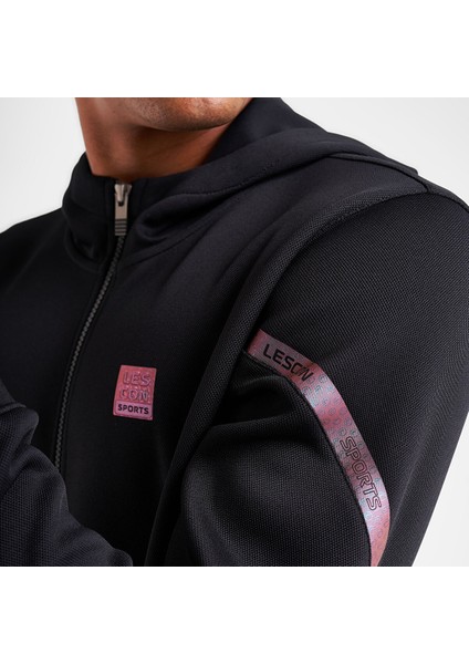 Erkek Fermuarlı Kapüşonlu Sweatshirt 25N-1128