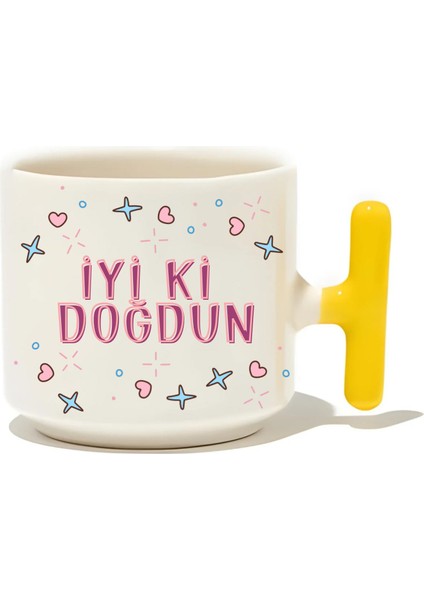 Iyi Ki Doğdun Latte Fincanı- Hediye Seramik Kupa
